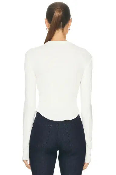 GRLFRND Scoop Hem Long Sleeve Tee | Thumbnail 3 GRLFRND Scoop Hem Long Sleeve Tee | Thumbnail 3