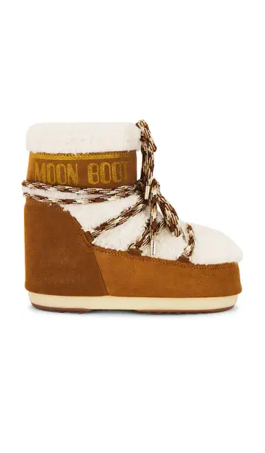 Moon Boot Icon Low Shearling Boot | Thumbnail 1 Moon Boot Icon Low Shearling Boot | Thumbnail 1