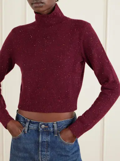 Frame The Fleck Cashmere Turtleneck Sweater | Thumbnail 3 Frame The Fleck Cashmere Turtleneck Sweater | Thumbnail 3