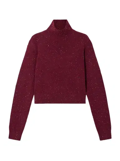 Frame The Fleck Cashmere Turtleneck Sweater | Thumbnail 1 Frame The Fleck Cashmere Turtleneck Sweater | Thumbnail 1