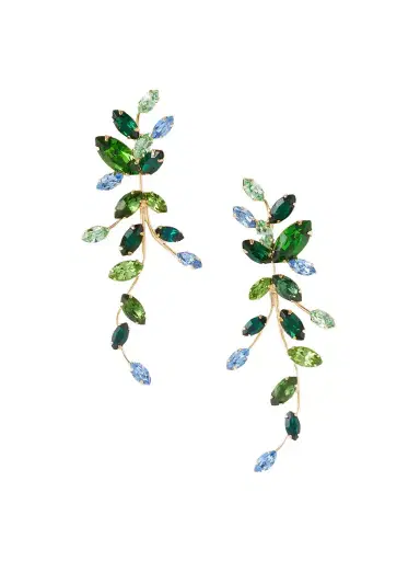 Jennifer Behr Vivica Gold-tone Crystal Earrings | Thumbnail 1 Jennifer Behr Vivica Gold-tone Crystal Earrings | Thumbnail 1