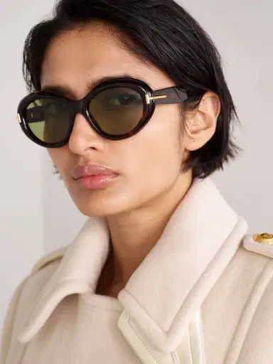Tom Ford Icon Cat-eye Tortoiseshell Acetate Sunglasses | Thumbnail 2 Tom Ford Icon Cat-eye Tortoiseshell Acetate Sunglasses | Thumbnail 2