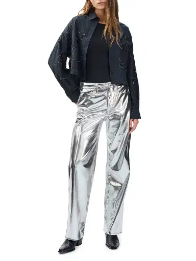 rag & bone Women's Beatrice Beaded Cotton Shirt | Thumbnail 2 rag & bone Women's Beatrice Beaded Cotton Shirt | Thumbnail 2