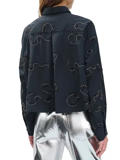 rag & bone Women's Beatrice Beaded Cotton Shirt | Thumbnail 5 rag & bone Women's Beatrice Beaded Cotton Shirt | Thumbnail 5
