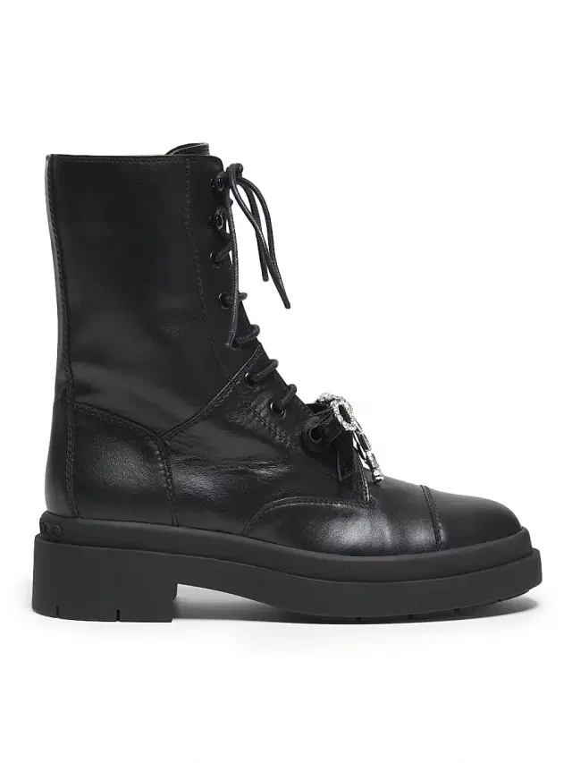 Women's Averi Crystal-Bow Leather Boots - Black Crystal Women's Averi Crystal-Bow Leather Boots - Black Crystal