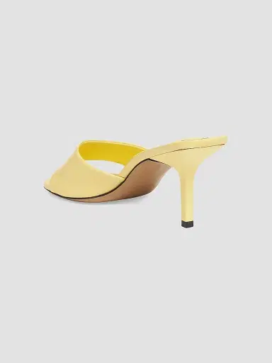 Jacquemus Women's Les Cubisto 0MM Leather Mules - Light Yellow | Thumbnail 3 Jacquemus Women's Les Cubisto 0MM Leather Mules - Light Yellow | Thumbnail 3