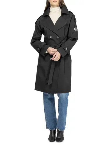 Gorski Women's Lightweight Belted Trench Coat | Thumbnail 5 Gorski Women's Lightweight Belted Trench Coat | Thumbnail 5