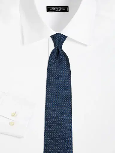 Canali Men's Geometric Silk Tie | Thumbnail 2 Canali Men's Geometric Silk Tie | Thumbnail 2