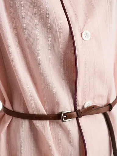 Prada Women's Cotton Shirt Dress - Pink | Thumbnail 5 Prada Women's Cotton Shirt Dress - Pink | Thumbnail 5