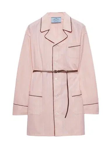 Prada Women's Cotton Shirt Dress - Pink | Thumbnail 1 Prada Women's Cotton Shirt Dress - Pink | Thumbnail 1