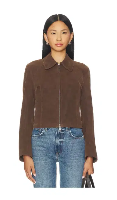 Free People x We The Free River Faux Suede Jacket In Double Espresso | Thumbnail 2 Free People x We The Free River Faux Suede Jacket In Double Espresso | Thumbnail 2