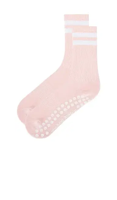 WellBeing + BeingWell WellBeing + BeingWell Striped Tube Grip Sock | Thumbnail 2 WellBeing + BeingWell WellBeing + BeingWell Striped Tube Grip Sock | Thumbnail 2