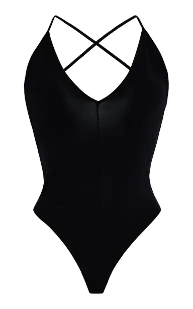 Wardrobe.NYC V-Neck Bodysuit | Thumbnail 1 Wardrobe.NYC V-Neck Bodysuit | Thumbnail 1