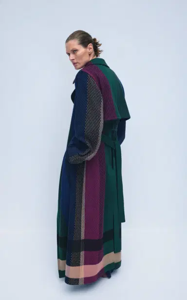 Gabriela Hearst Lyra Oversized Striped Cashmere Coat | Thumbnail 5 Gabriela Hearst Lyra Oversized Striped Cashmere Coat | Thumbnail 5