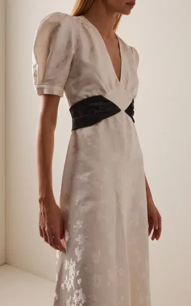 Gabriela Hearst Larkin Silk Jacquard Maxi Dress | Thumbnail 3 Gabriela Hearst Larkin Silk Jacquard Maxi Dress | Thumbnail 3