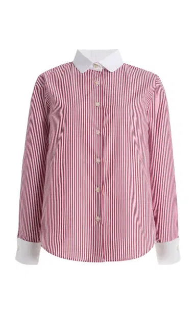 LA VESTE Shelby Striped Wool-Cotton Shirt | Thumbnail 1 LA VESTE Shelby Striped Wool-Cotton Shirt | Thumbnail 1