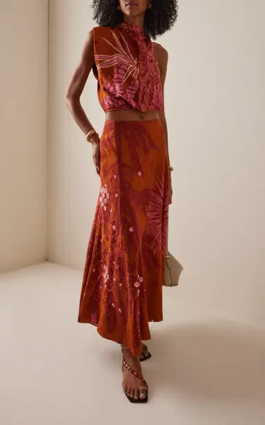 Johanna Ortiz Natural Harbor Jacquard Top | Thumbnail 3 Johanna Ortiz Natural Harbor Jacquard Top | Thumbnail 3