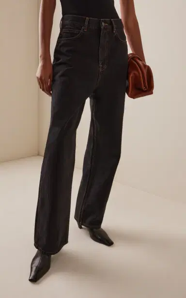 Wardrobe.NYC Denim Low Rise Jean | Thumbnail 3 Wardrobe.NYC Denim Low Rise Jean | Thumbnail 3