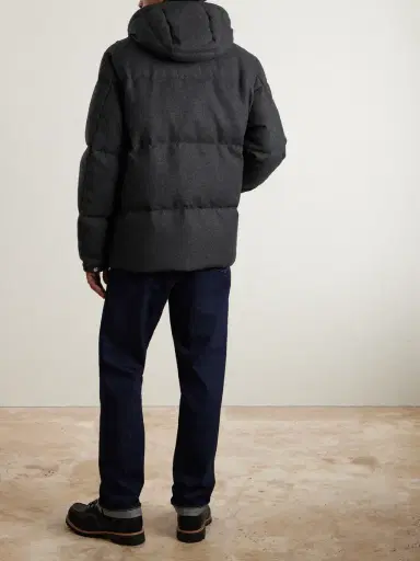 MR P. Quilted Flannel Down Jacket - Men | Thumbnail 4 MR P. Quilted Flannel Down Jacket - Men | Thumbnail 4