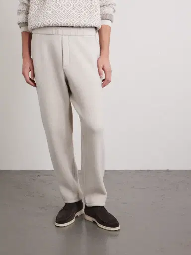 Loro Piana Straight-Leg Wool-Blend Sweatpants - Men | Thumbnail 3 Loro Piana Straight-Leg Wool-Blend Sweatpants - Men | Thumbnail 3