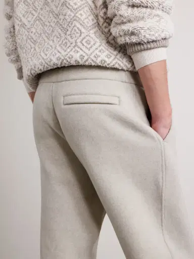 Loro Piana Straight-Leg Wool-Blend Sweatpants - Men | Thumbnail 5 Loro Piana Straight-Leg Wool-Blend Sweatpants - Men | Thumbnail 5