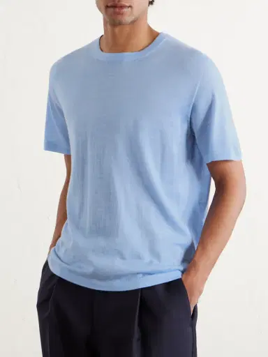 Saman Amel Cashmere and Silk-Blend T-Shirt - Men | Thumbnail 3 Saman Amel Cashmere and Silk-Blend T-Shirt - Men | Thumbnail 3