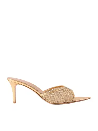 Gianvito Rossi Sienna 70 Leather Mules | Thumbnail 1 Gianvito Rossi Sienna 70 Leather Mules | Thumbnail 1