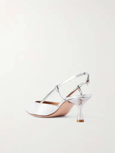 Gianvito Rossi Ascent 55 Mirrored Leather Slingback Pumps | Thumbnail 3 Gianvito Rossi Ascent 55 Mirrored Leather Slingback Pumps | Thumbnail 3