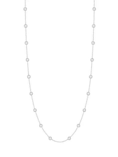 Wish Fine Jewelry 1.00ct Diamond 14K Gold By The Yard Necklace 22 Inches | Thumbnail 1 Wish Fine Jewelry 1.00ct Diamond 14K Gold By The Yard Necklace 22 Inches | Thumbnail 1