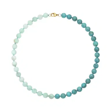 Stephanie Gottlieb Kendall Two Tone Turquoise and Chrysoprase Beaded Necklace | Thumbnail 1 Stephanie Gottlieb Kendall Two Tone Turquoise and Chrysoprase Beaded Necklace | Thumbnail 1