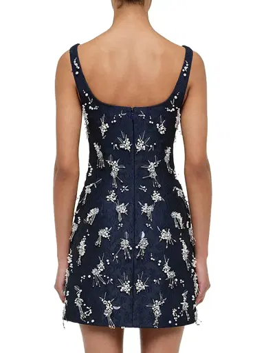Simkhai Women's Viva Embellished Sleeveless Minidress - Midnight - Size 10 | Thumbnail 3 Simkhai Women's Viva Embellished Sleeveless Minidress - Midnight - Size 10 | Thumbnail 3