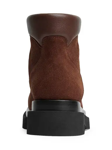 Bottega Veneta Men's Suede Hiking Boots - Caramel | Thumbnail 2 Bottega Veneta Men's Suede Hiking Boots - Caramel | Thumbnail 2