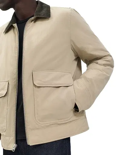 rag & bone Men's Derrick Cotton-Blend Jacket - Light Metal | Thumbnail 5 rag & bone Men's Derrick Cotton-Blend Jacket - Light Metal | Thumbnail 5