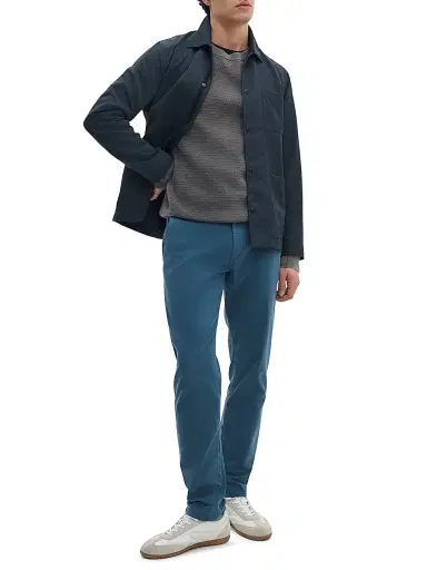 rag & bone Men's Fit 3 Stretch-Twill Mid-Rise Straight-Leg Chino Pants - Lake Blue | Thumbnail 2 rag & bone Men's Fit 3 Stretch-Twill Mid-Rise Straight-Leg Chino Pants - Lake Blue | Thumbnail 2