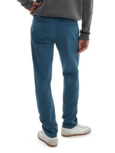 rag & bone Men's Fit 3 Stretch-Twill Mid-Rise Straight-Leg Chino Pants - Lake Blue | Thumbnail 4 rag & bone Men's Fit 3 Stretch-Twill Mid-Rise Straight-Leg Chino Pants - Lake Blue | Thumbnail 4