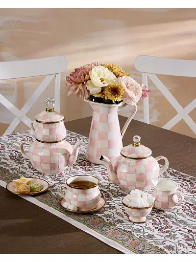 MacKenzie-Childs Rosy Check Enamel Little Creamer | Thumbnail 2 MacKenzie-Childs Rosy Check Enamel Little Creamer | Thumbnail 2