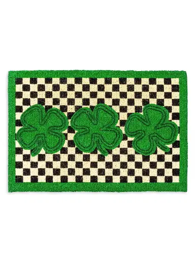 MacKenzie-Childs Lucky Clover Coir Entrance Mat | Thumbnail 1 MacKenzie-Childs Lucky Clover Coir Entrance Mat | Thumbnail 1