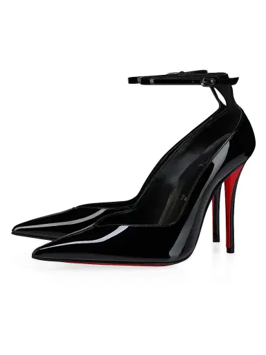 Christian Louboutin Women's Erozee 100MM Patent Leather Pumps | Thumbnail 2 Christian Louboutin Women's Erozee 100MM Patent Leather Pumps | Thumbnail 2