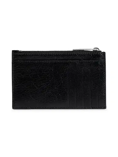 Balenciaga Men's Monaco Long Coin And Card Holder - Black | Thumbnail 2 Balenciaga Men's Monaco Long Coin And Card Holder - Black | Thumbnail 2