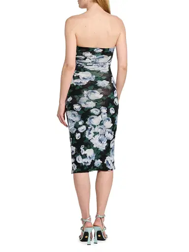 Stella McCartney Women's Bunch Of Roses Mesh Strapless Dress | Thumbnail 5 Stella McCartney Women's Bunch Of Roses Mesh Strapless Dress | Thumbnail 5