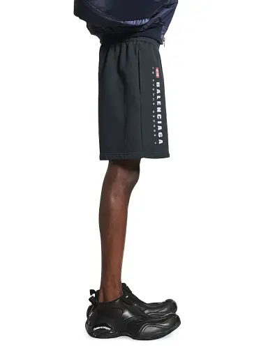 Balenciaga Men's Unity Sport Shorts - Faded Black | Thumbnail 3 Balenciaga Men's Unity Sport Shorts - Faded Black | Thumbnail 3