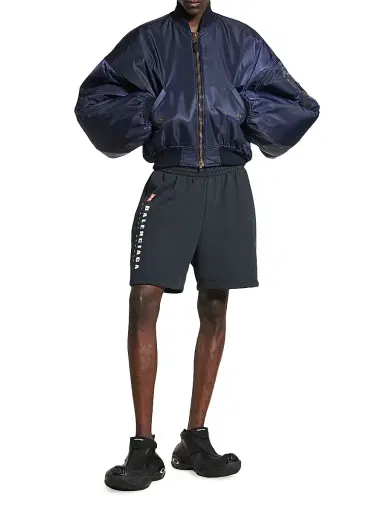 Balenciaga Men's Unity Sport Shorts - Faded Black | Thumbnail 6 Balenciaga Men's Unity Sport Shorts - Faded Black | Thumbnail 6