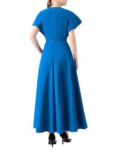 Akris punto Women's Techno Radzimir Belted Midi-Dress | Thumbnail 4 Akris punto Women's Techno Radzimir Belted Midi-Dress | Thumbnail 4