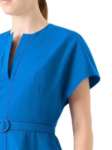 Akris punto Women's Techno Radzimir Belted Midi-Dress | Thumbnail 5 Akris punto Women's Techno Radzimir Belted Midi-Dress | Thumbnail 5