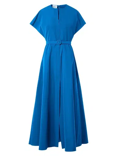 Akris punto Women's Techno Radzimir Belted Midi-Dress | Thumbnail 1 Akris punto Women's Techno Radzimir Belted Midi-Dress | Thumbnail 1