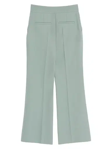 Valentino Garavani Women's Light Diagonal Wool Pants - Sage | Thumbnail 2 Valentino Garavani Women's Light Diagonal Wool Pants - Sage | Thumbnail 2