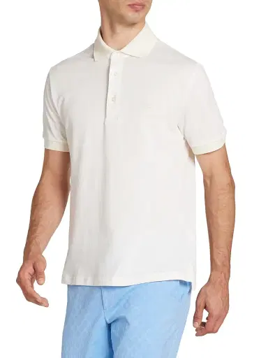 Etro Men's Roma Paisley Cotton Polo Shirt | Thumbnail 4 Etro Men's Roma Paisley Cotton Polo Shirt | Thumbnail 4