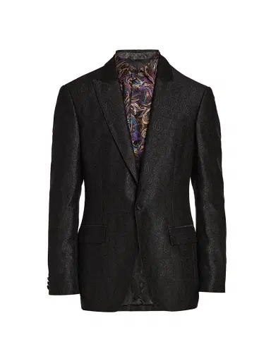 Etro Men's Fuji All-Over Paisley Evening Jacket | Thumbnail 1 Etro Men's Fuji All-Over Paisley Evening Jacket | Thumbnail 1