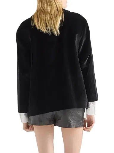 Prada Women's Single-Breasted Caban Jacket - Black | Thumbnail 3 Prada Women's Single-Breasted Caban Jacket - Black | Thumbnail 3