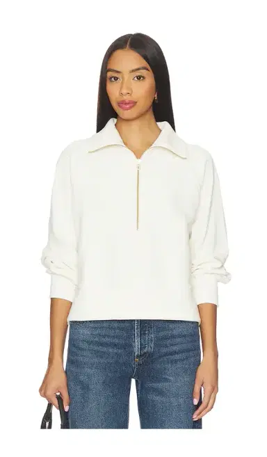 Varley Milano Half Zip Sweatshirt | Thumbnail 1 Varley Milano Half Zip Sweatshirt | Thumbnail 1